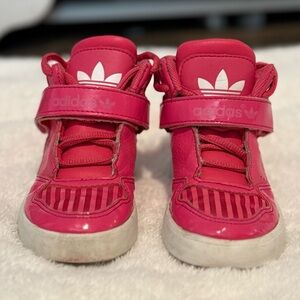 Toddler Pink Adidas 7